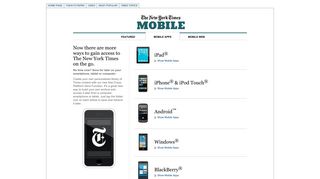 New York Times Mobile - Mobile Apps