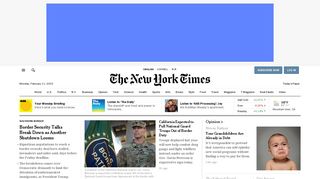 The New York Times: Breaking News, World News & Multimedia