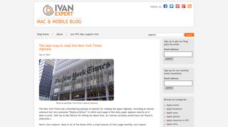 The best way to read the New York Times digitally | The IvanExpert ...