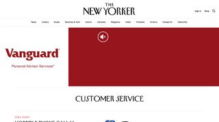 Customer Service | The New Yorker