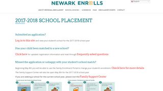 2017-2018 School Placement - Newark Enrolls