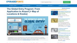 Global Entry Program - Ultimate 2019 Guide [Map of Locations & Kiosks]