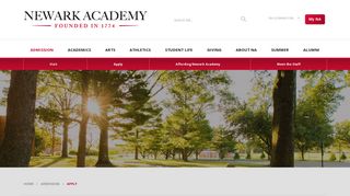 Newark Academy | Apply