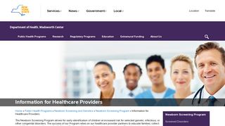 Information for Healthcare Providers | New York State Department of ...