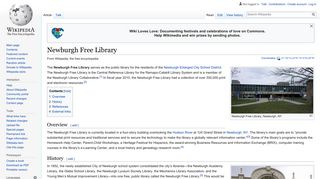 Newburgh Free Library - Wikipedia