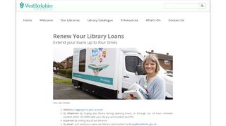 West Berkshire Council - Library Renewals - Information