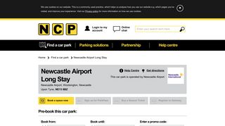 Newcastle Airport Long Stay Car Park | Pre-book - NCP