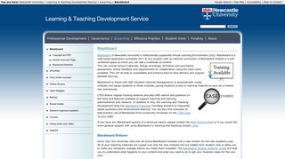 Blackboard - Learning & Teaching Development Service - Newcastle ...