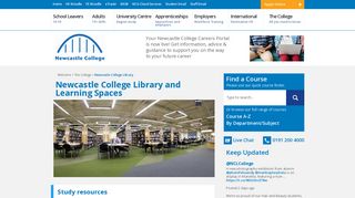 Newcastle College Library - West Lancashire College