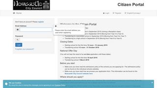 Citizens Portal - Logon