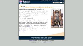 Student Self Service - Newcastle University