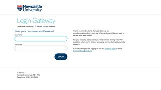 Login Gateway - The Academic Library