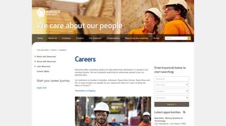 Careers | Newcrest Mining Limited