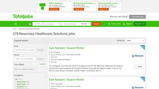 Newcross Healthcare Solutions Jobs, Vacancies & Careers - totaljobs