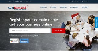 Australia Domain Name Registration Services | .com.au Domains