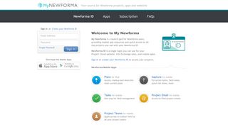 My Newforma and Newforma ID - one password, one source for ...