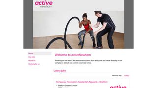 activeNewham Jobs and Careers in the UK - Leisurejobs