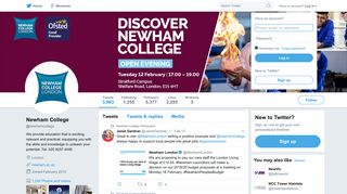 Newham College (@newhamcollege) | Twitter