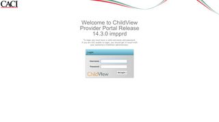 ChildView - Login Page