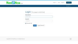 Client Area - NewIPNow.com