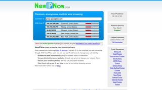 NewIPNow.com - Change your IP on demand.