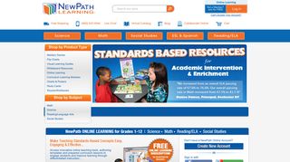 Research-Based Learning Resources for Math ... - NewPath Learning