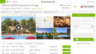 Newport Bluffs Apartment Village Apartments - Newport Beach, CA ...