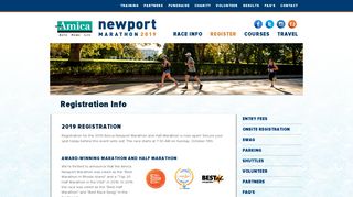 Register | Amica Newport Marathon - The Amica Newport Marathon
