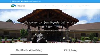 Client Portal - New Roads Behavioral Health
