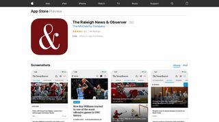 The Raleigh News & Observer on the App Store - iTunes - Apple