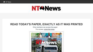 NT News Digital Edition