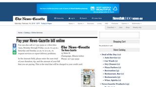 Pay your News-Gazette bill online | News-Gazette.com