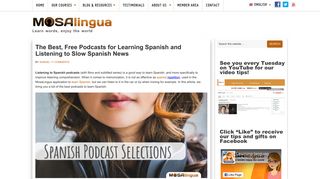 The Best, Free Spanish Podcasts for Listening to Slow Spanish News