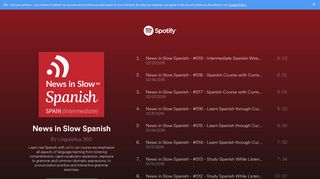 News in Slow Spanish on Spotify