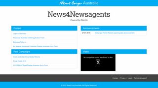 News4Newsagents - News Welcome page
