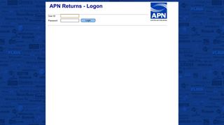 APN Returns Login