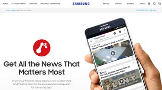 News Republic App Breaking National and World News | Samsung