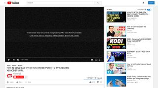How to Setup Live TV on KODI Watch PVR IPTV TV Channels - YouTube