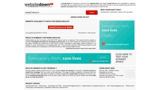 news2.neva.ru is down - Websitedown Info