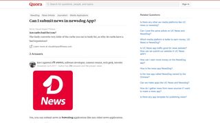 Can I submit news in newsdog App? - Quora