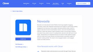 Newsela - Clever application gallery | Clever