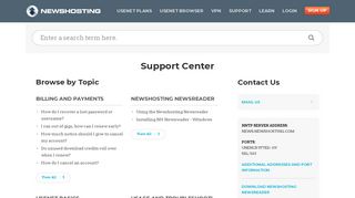 Newshosting | Portal