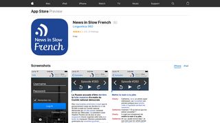 News in Slow French on the App Store - iTunes - Apple