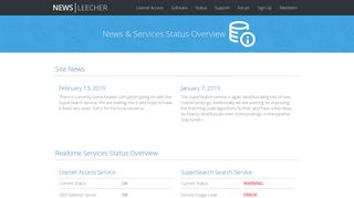 Status - NewsLeecher - The Complete Usenet Package