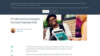31 Call-to-Action Examples You Can't Help But Click - HubSpot Blog