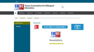 Newsletter / Newsletter - Texas Association for Bilingual Education
