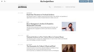 Archives - The New York Times