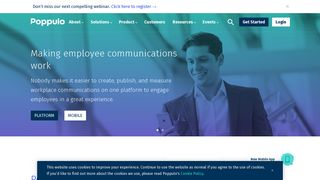 Poppulo | Internal Communication Software ‹ Success from within