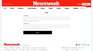 User account - Newsweek