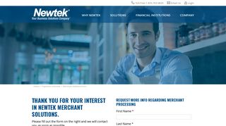Merchant Solutions Form - Newtek